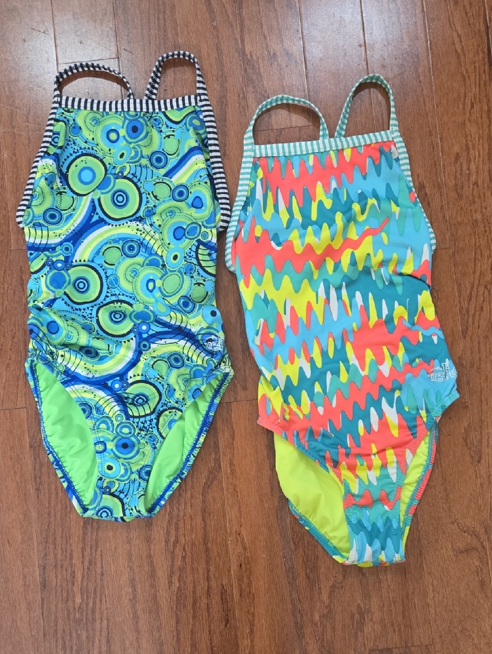 Dolfin Uglies Band One-Piece Competition Swimsuits Bundle Of 2